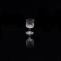 Crystal Glass with Diamond Print Design, Style 524