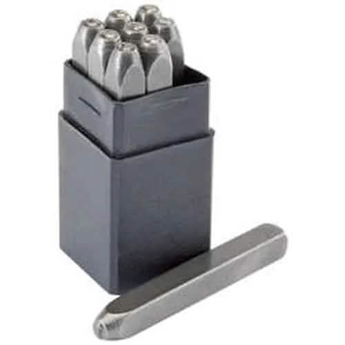 Draper 0 - 9 Number Stamp Set, 1/8 Dr-37336