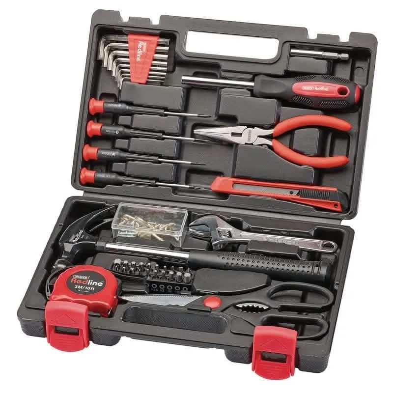 Draper 70381 Redline 41 Piece Hand Tools Kit in Storage Case