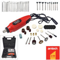 Mini Rotary Hobby Drill Grinder Tool + Bits + Case - 60pc - 3 Year Warranty
